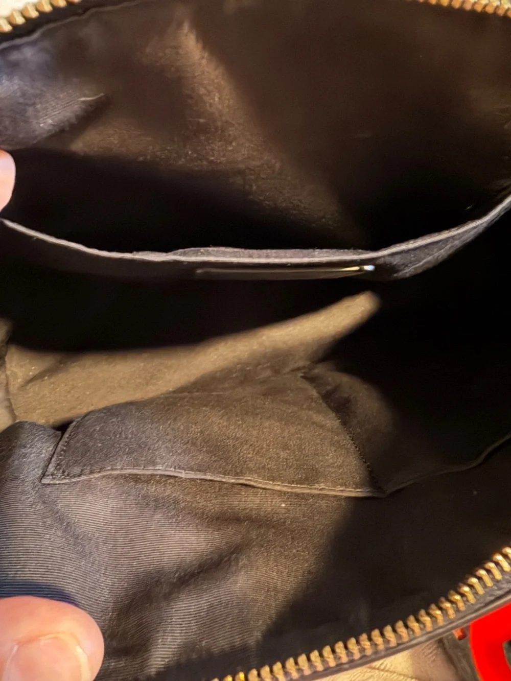 Authentic Coach Black Leather Dome Satchel – Gold Accents , with Strap